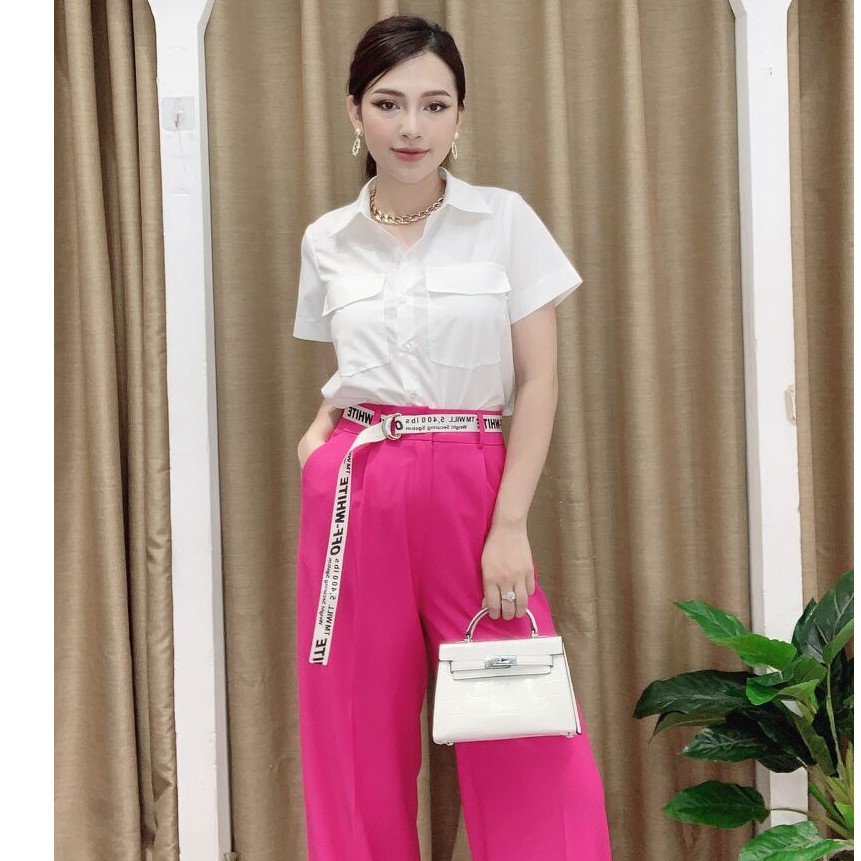 Quần nữ dáng suông cap cao Liin clothing đủ size, màu đen thanh lịch, hiện đại Q3198 | BigBuy360 - bigbuy360.vn