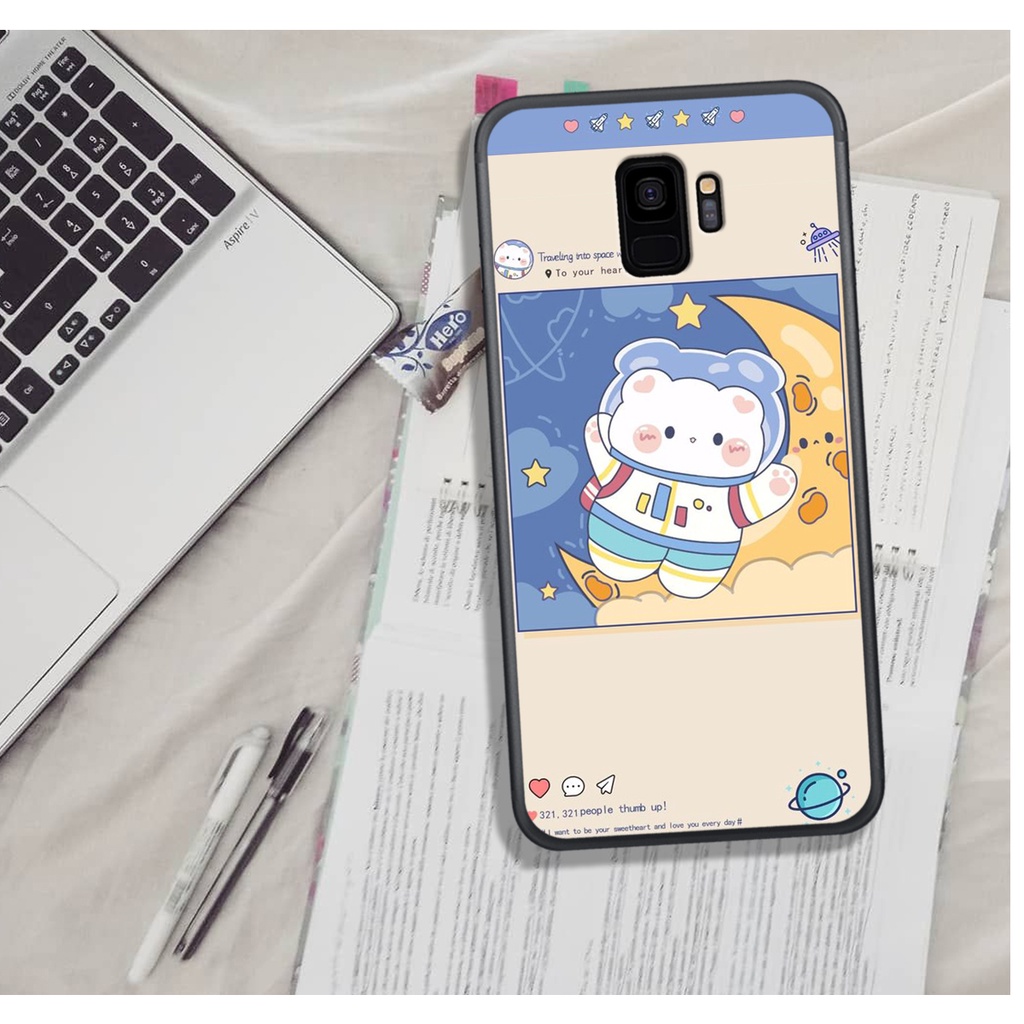 [ HOT BỎNG TAY] ỐP LƯNG SAM.SUNG S9/S9 PLUS , IN HINH CHIBI PHI HÀNH GIA ĐÁNG YÊU, SIÊU CUTE.