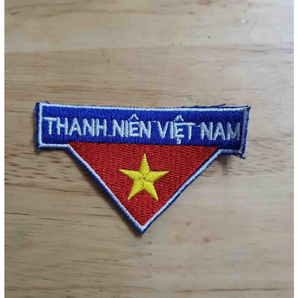 Combo 2 logo đoàn thanh niên thêu - Logo đoàn thêu ngực