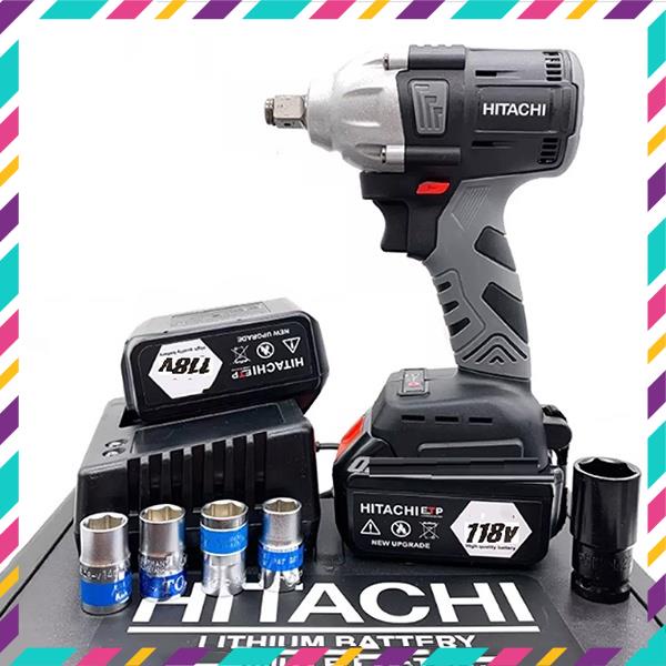 Máy xiết bu lông không than hitachi 199v  . .