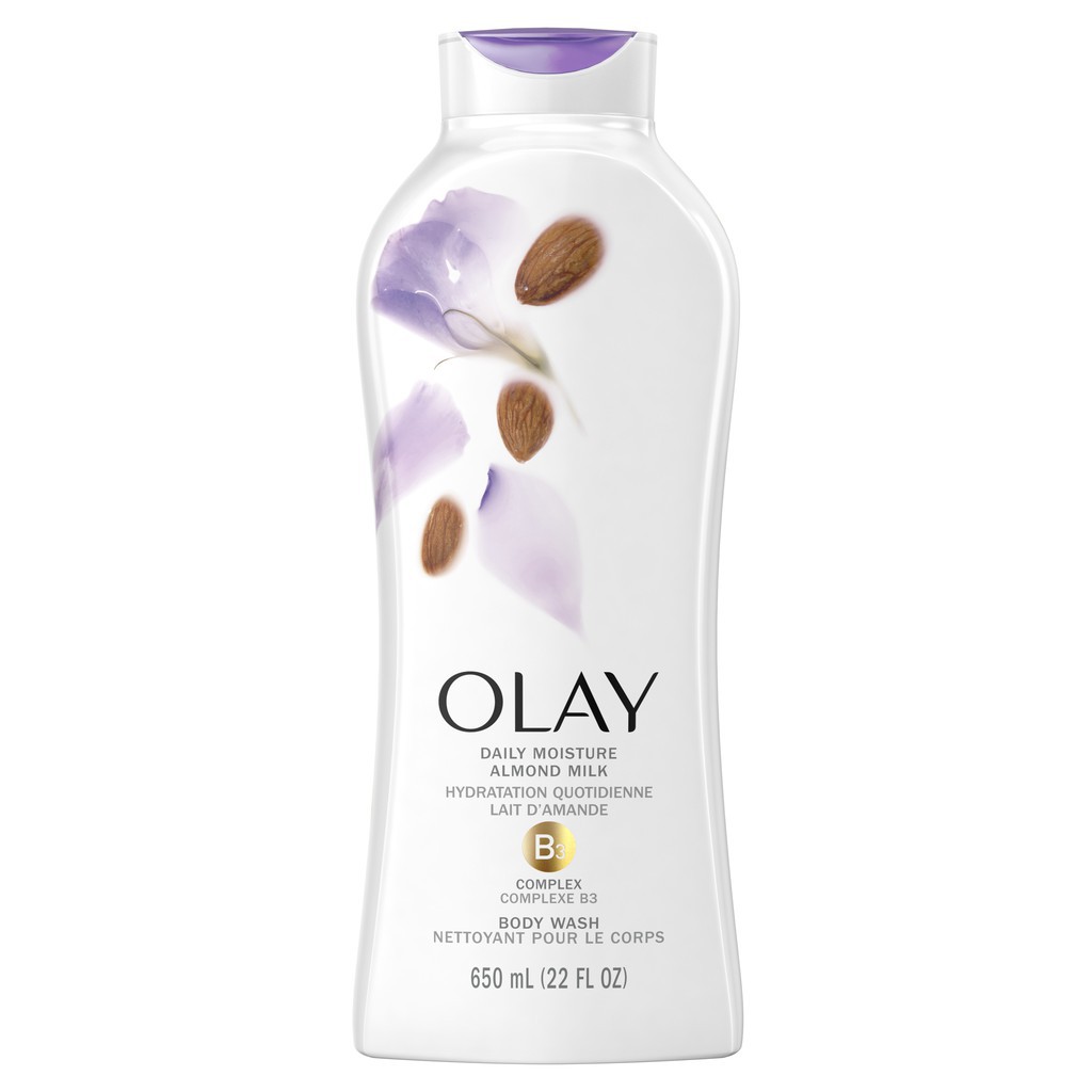 Combo Sữa tắm Olay Body wash Age Defying 650 ml + Sữa tắm Olay Body wash Hydrating Clean Almond Milk 650 ml