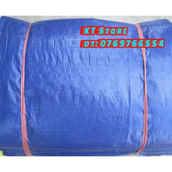 Bạt Nhựa Xanh Dương Đậm- Khổ 4 Mét
