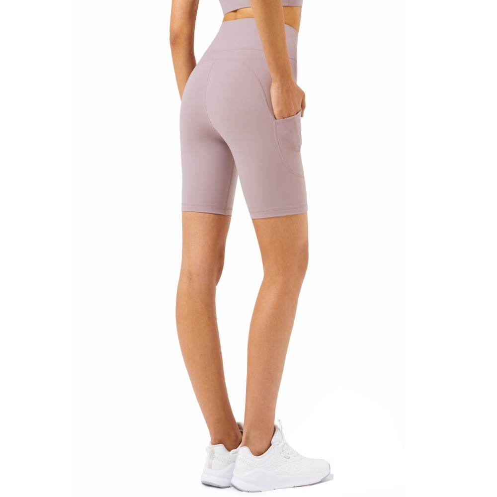 Quần tập yoga HOPPE FUMENG lưng cao 5 tấc có túi 2 bên chuyên dụng
