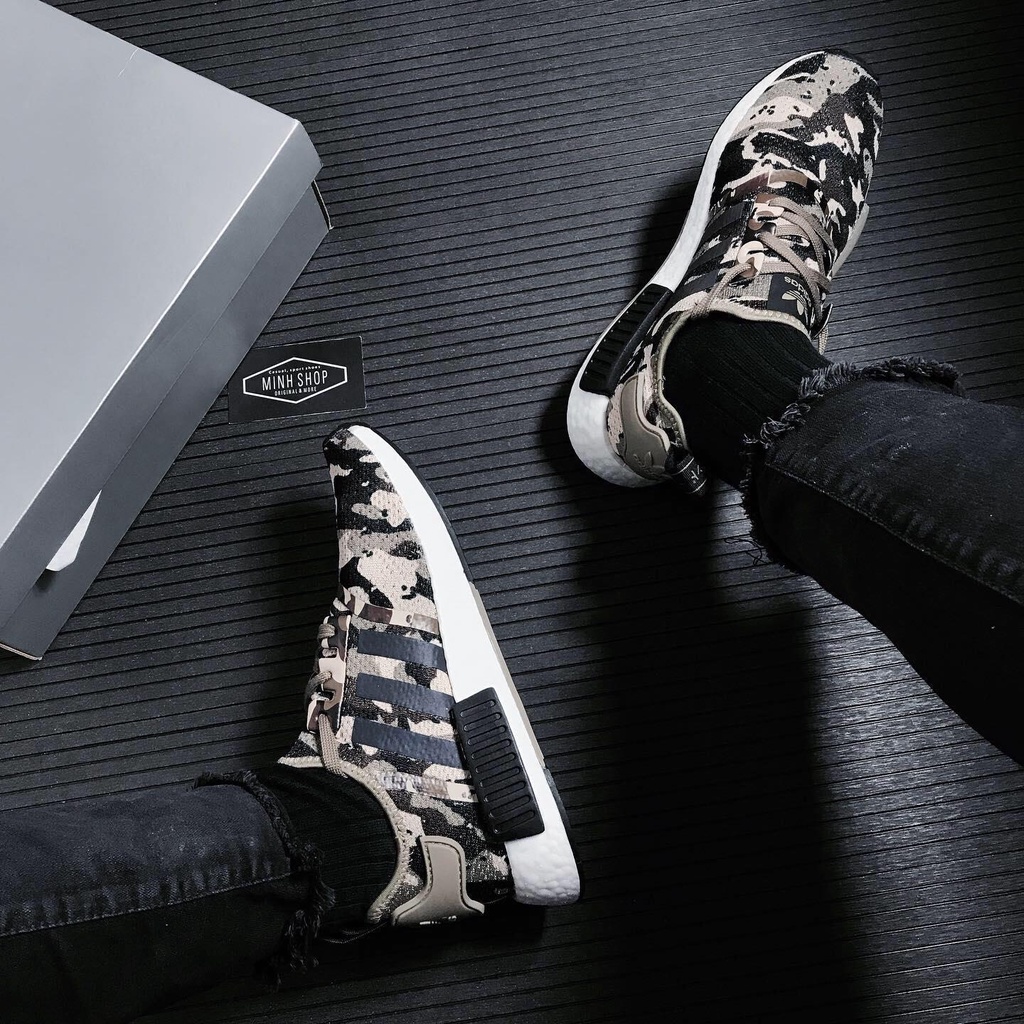 OFF 50% ~Giày Adidas NMD R1 Savanna Camo -8831