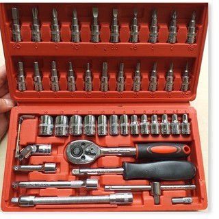 Bộ Dụng Cụ Mở Ốc Vít 46 Chi Tiết