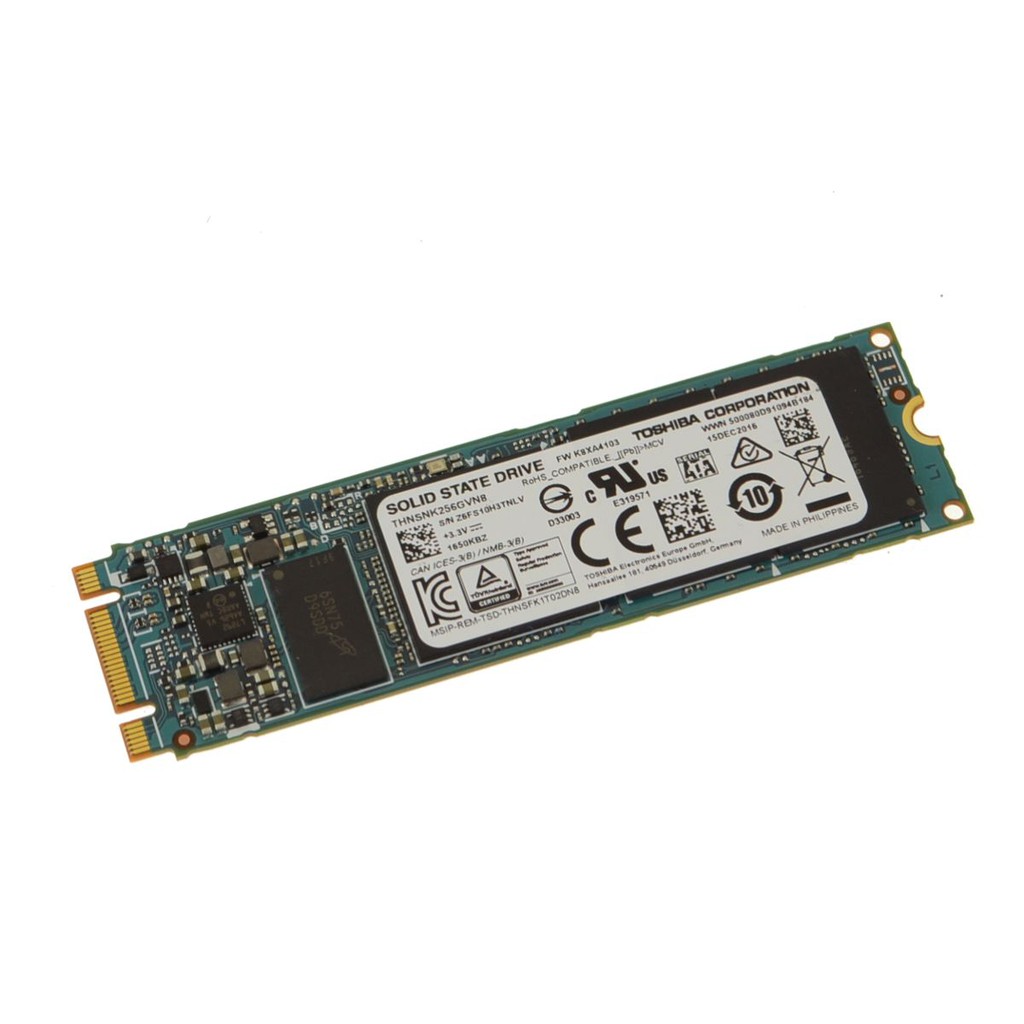 Ổ Cứng Ssd M.2 Sata 256Gb Toshiba M2 2280 Tháo Máy Workstation