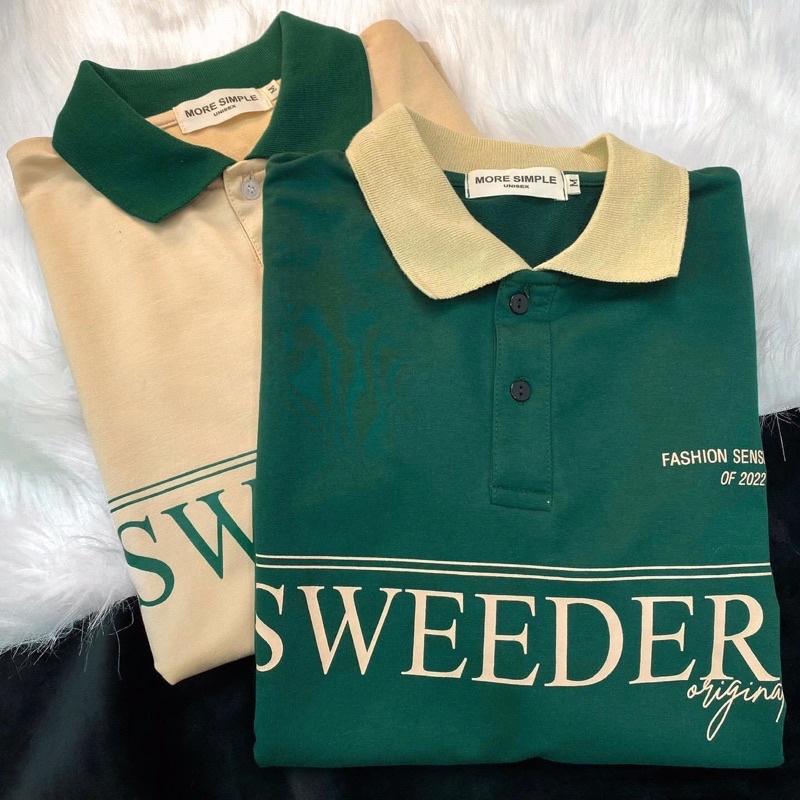 Áo Thun POLO EGO Oversize Vải Tici Da Cá Form Rộng Unisex - Yowol SG