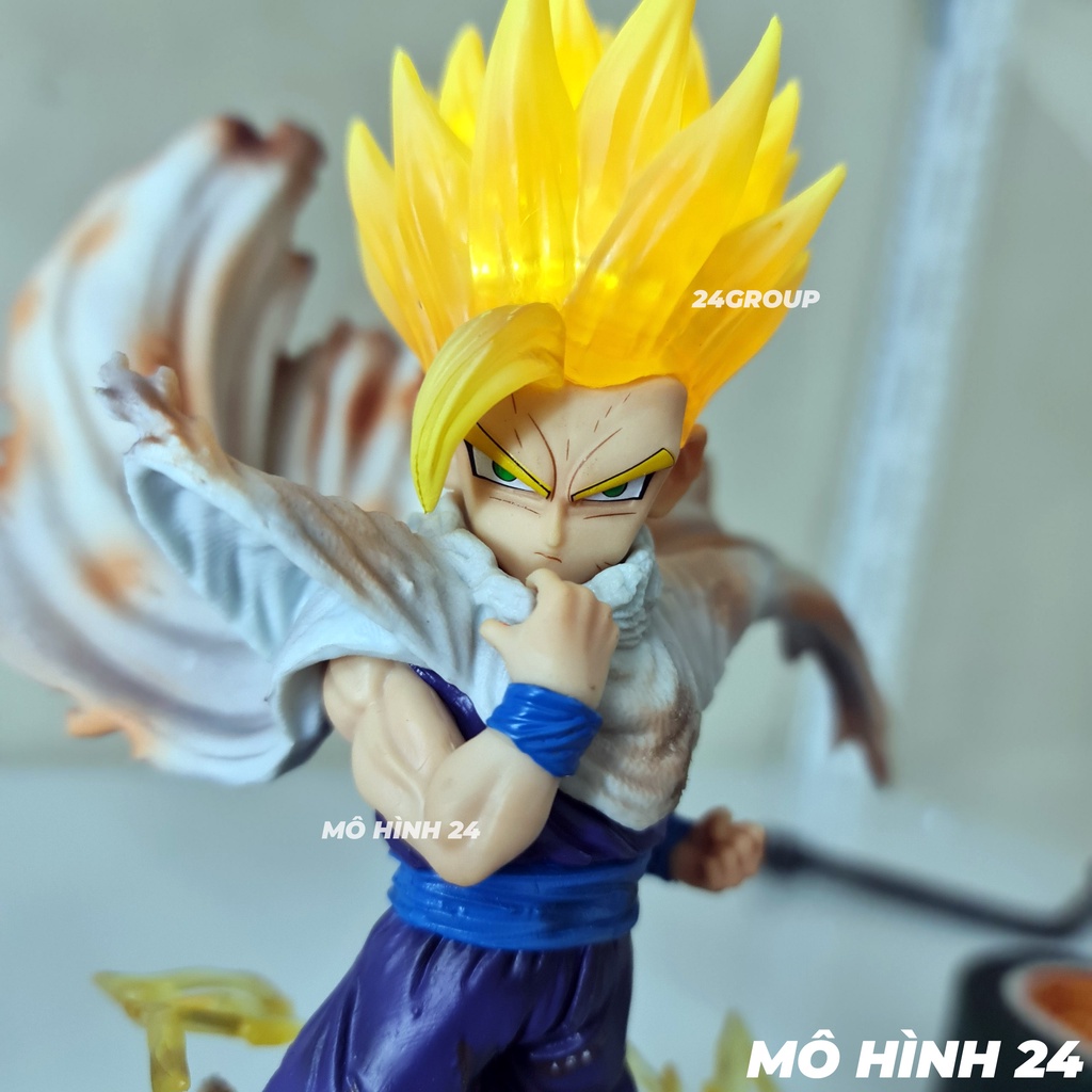 Mô hình nhân vật tượng cao cấp Son Gohan t-rex chibi có đèn led figure Go han dragonball dragon ball giá rẻ 24group