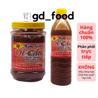 Mn|mắm nêm mắm cá cơm dì cẩn đặc sản đà nẵng chai/hũ 500g