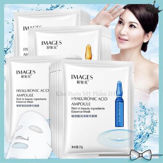 Mặt Nạ🎀[FREESHIP]🎀Mặt Nạ Giấy Dưỡng Da Mụn Cấp Ẩm Thải Độc Hyaluronic Images🎀[Mat Na]
