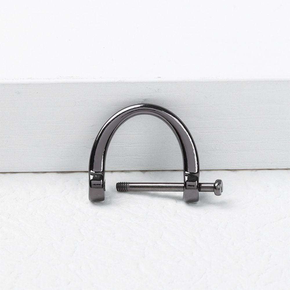 MIHAN1 Khóa Chữ D Cho Dây Đeo Túi Xách Da Thủ Công Có Thể Tháo Rời