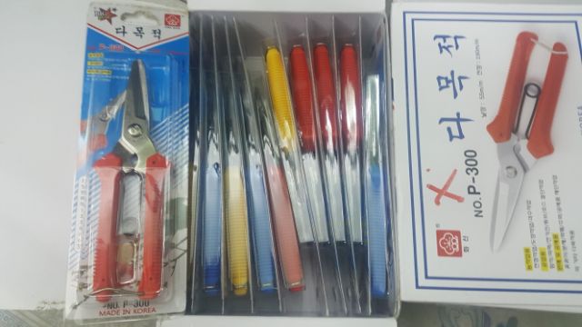 [CHÍNH HÃNG]  Kéo Cắt Đa năng Hàn Quốc P300 HWA SHIN ( Kéo cắt dây điện, kẽm , dây thừng, cao su... P-300)