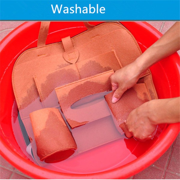 Túi Nỉ Đựng Đồ Dùng Gắn Lưng Ghế Xe Hơi Đa Năng Tiện Dụng