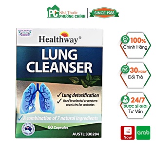 Viên Uống Bổ Phổi Lung Cleanser Healthway Giúp Phục Hồi Chức Năng Phổi & Tăng Đề Kháng Hệ Hô Hấp (Hộp 60 Viên)
