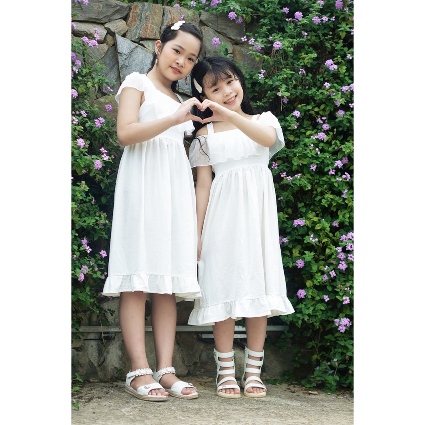 Váy mùa hè cho bé gái lớn maxi điệu đà cao cấp Size đại đầm trẻ em 5, 6, 7, 8, 10,11,12 tuổi