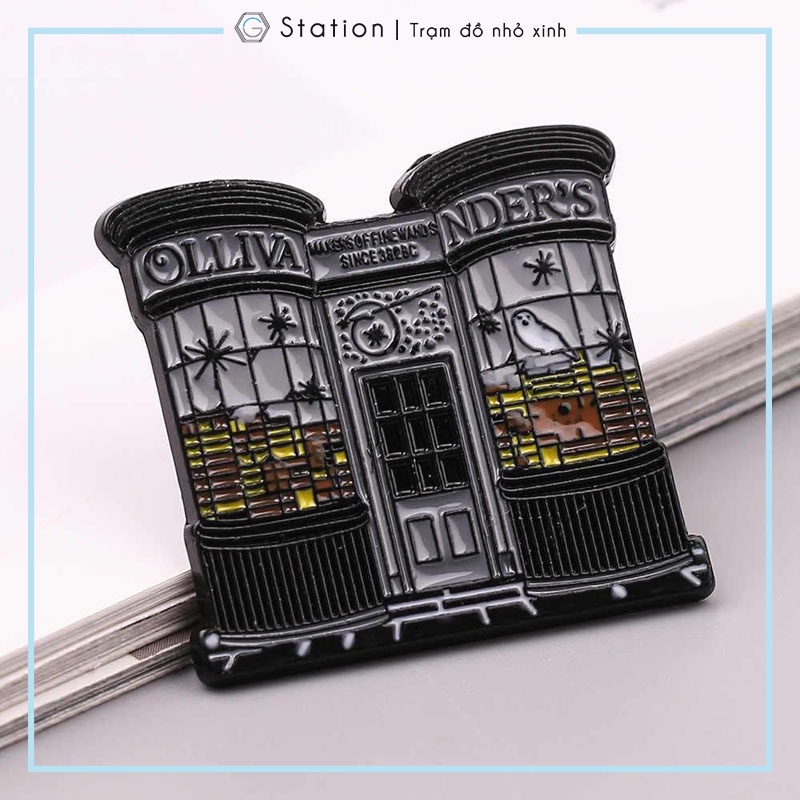 Pin cài áo tiệm đũa phép Handmade của Ollivander - GC079