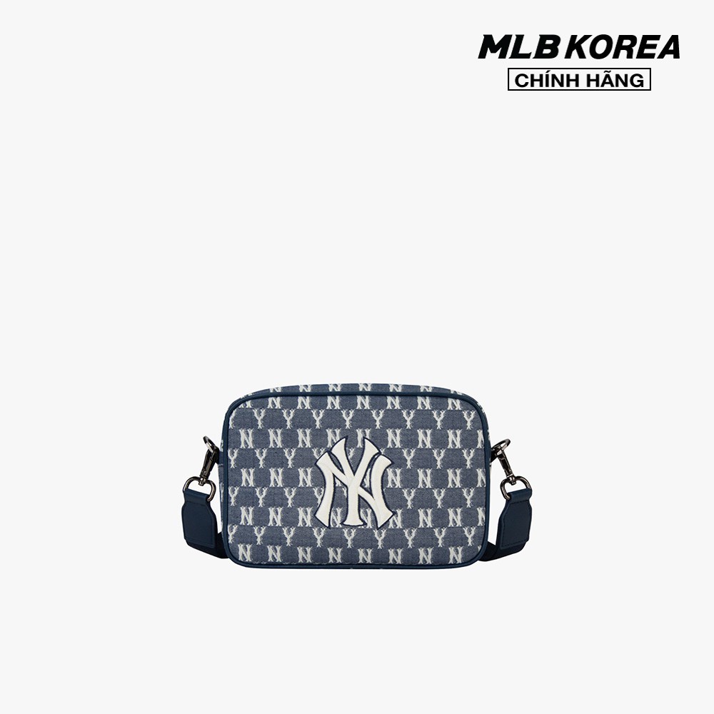 MLB - Túi đeo chéo chữ nhật Monogram Jacquard 32BGDC111-50N