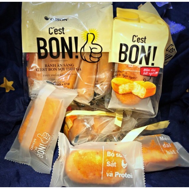 Thanh Hóa - Bánh ăn sáng C'est - Cest Bon Orion sợi thịt gà gói 85g