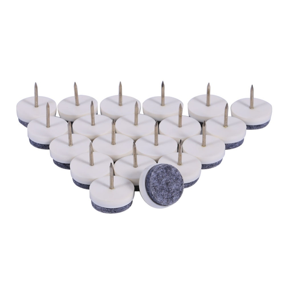 Bộ 20 Đệm Lót Chân Ghế 20/24/28mm Bằng Vải Nỉ