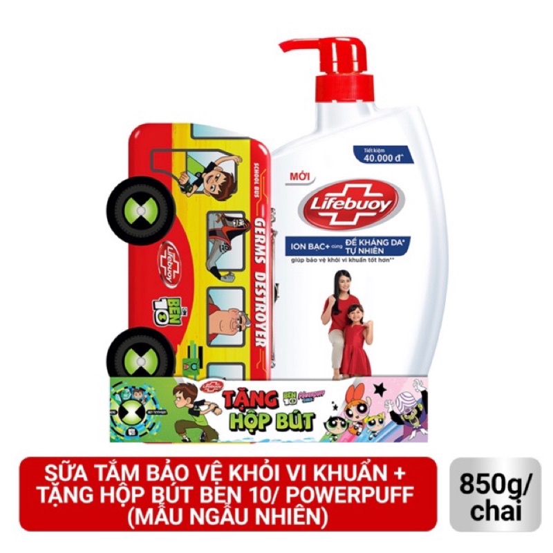 Sữa Tắm Lifebuoy Bảo Vệ Vượt Trội 850g