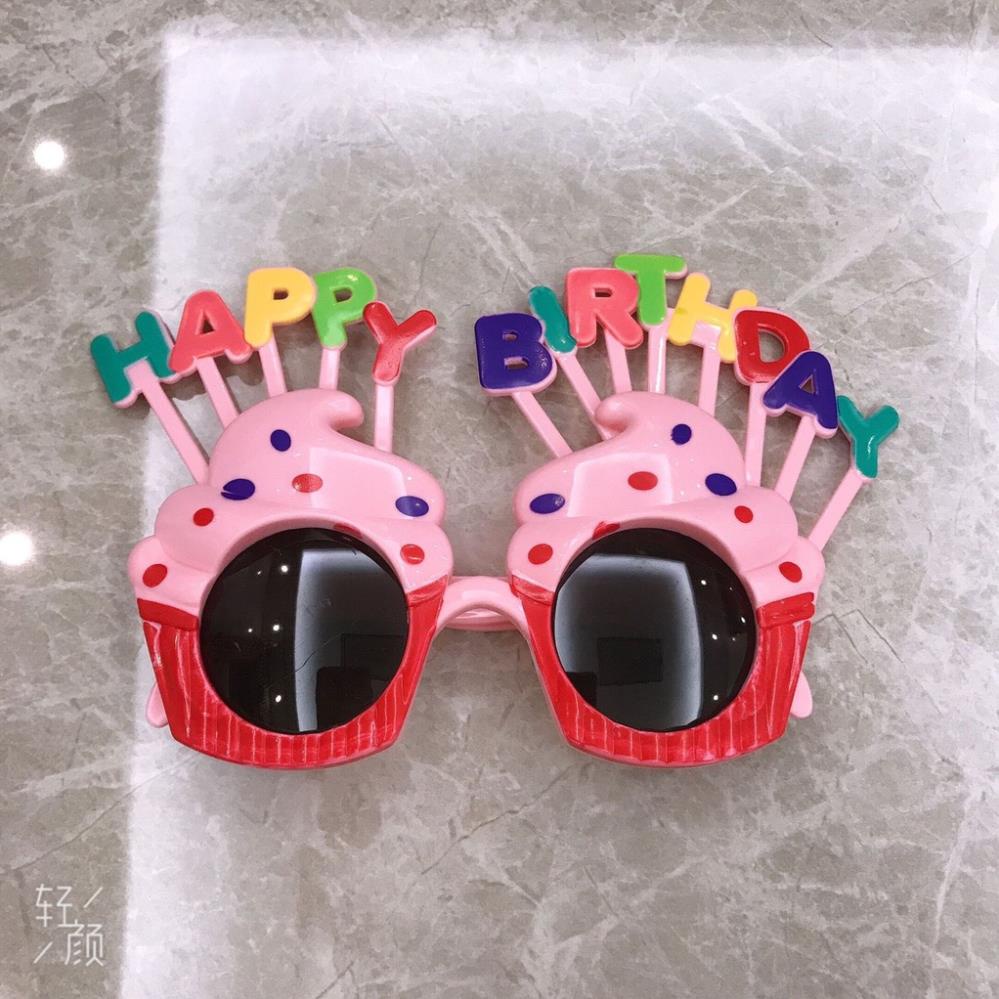 Kính mắt Happy Birthday vui nhộn phụ kiện sinh nhật  sinh động và thú vị