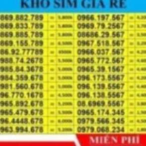 Sim Số Đẹp Đuôi Sảnh Tiến 789 567 456 345