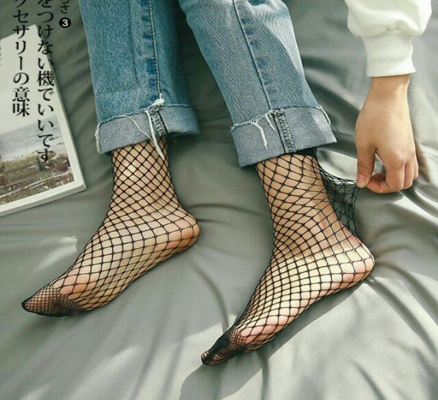 [Mã 44FASHIONSALE1 giảm 10K đơn 50K] Tất vớ nữ lưới cổ chân mang giày bot co dãn thoải mái (MS 13001) Anna Shop