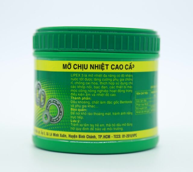 Mỡ chịu nhiệt Lipex 3 vàng LON 400GR | BigBuy360 - bigbuy360.vn