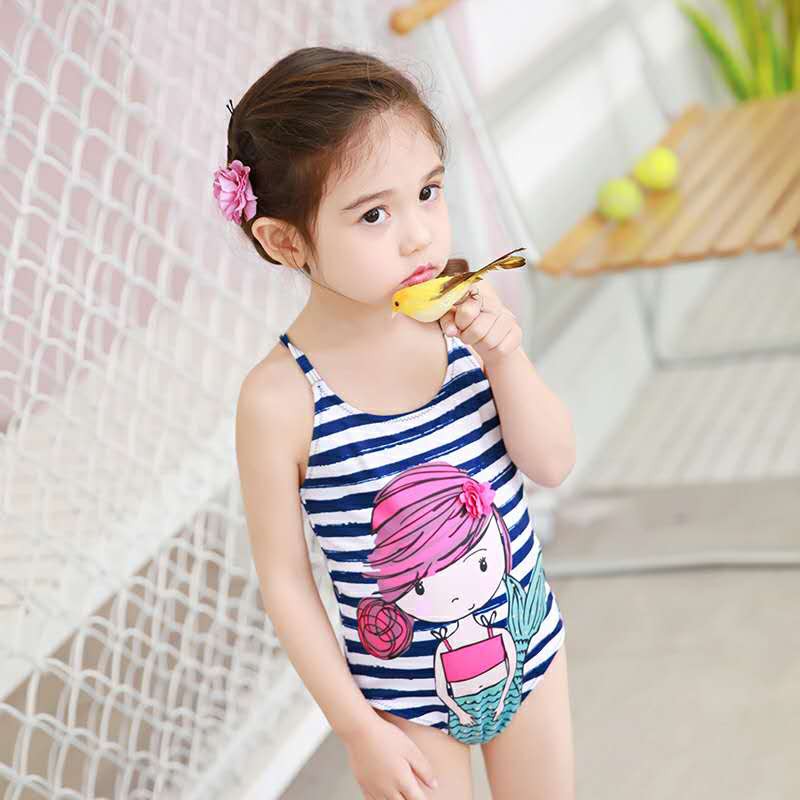 Đồ bơi bé gái xinh xắn - họa tiết tiên cá