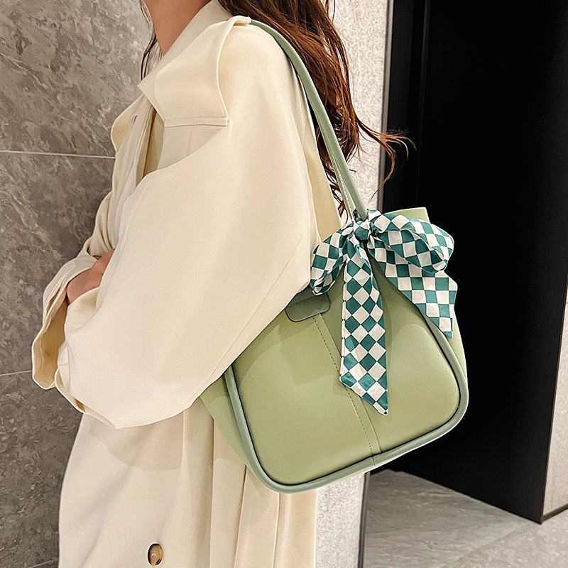 Túi Xách Lụa Cỡ Lớn Màu Sắc Tương Phản Thời Trang Mùa Hè Cho Nữ