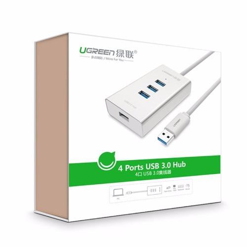 Bộ chia USB 3.0 sang 4 cổng USB 3.0 vỏ hợp kim nhôm chính hãng UGREEN CR126