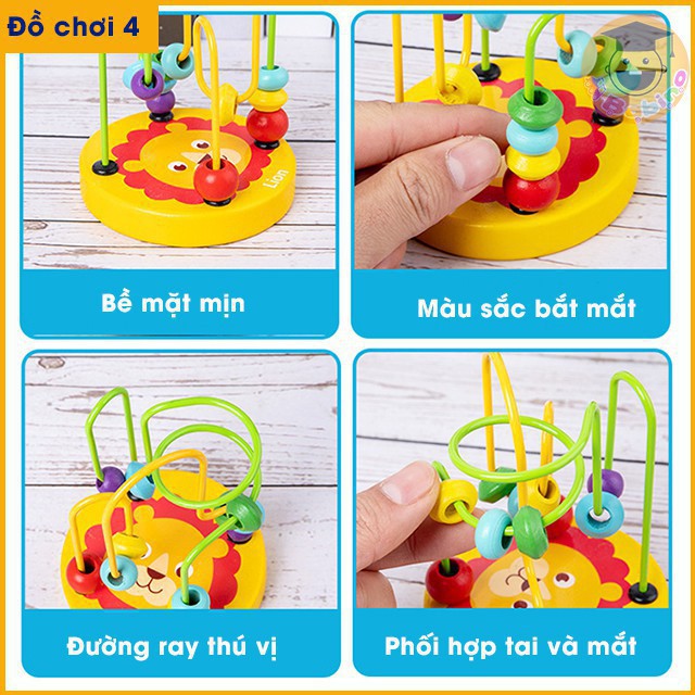 Đồ chơi giáo dục cho bé phát triển trí thông minh bằng gỗ cao cấp ETOYS