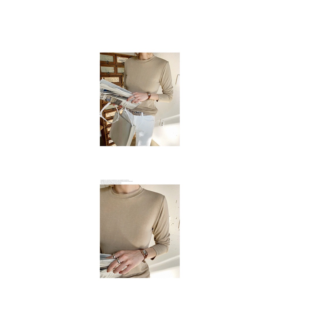 Áo Thun Dài Tay Cổ Tròn Melimon Round Long Sleeve Tee NANING9