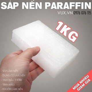 1KG Sáp Nến Tinh Luyện Paraffin Wax - Nguyên Liệu Làm Nến Thơm Handmade