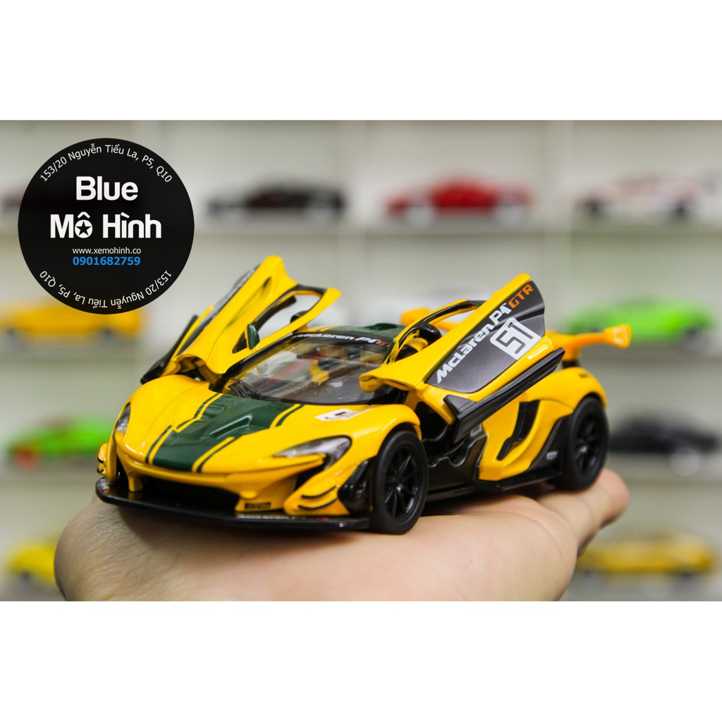 Blue mô hình | Xe mô hình xe đua McLaren P1 GTR 1:32