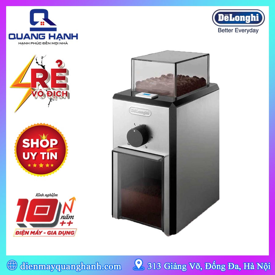 [Mã 154ELSALE2 giảm 7% đơn 300K] [Hàng chính hãng] Máy xay cà phê Delonghi KG89