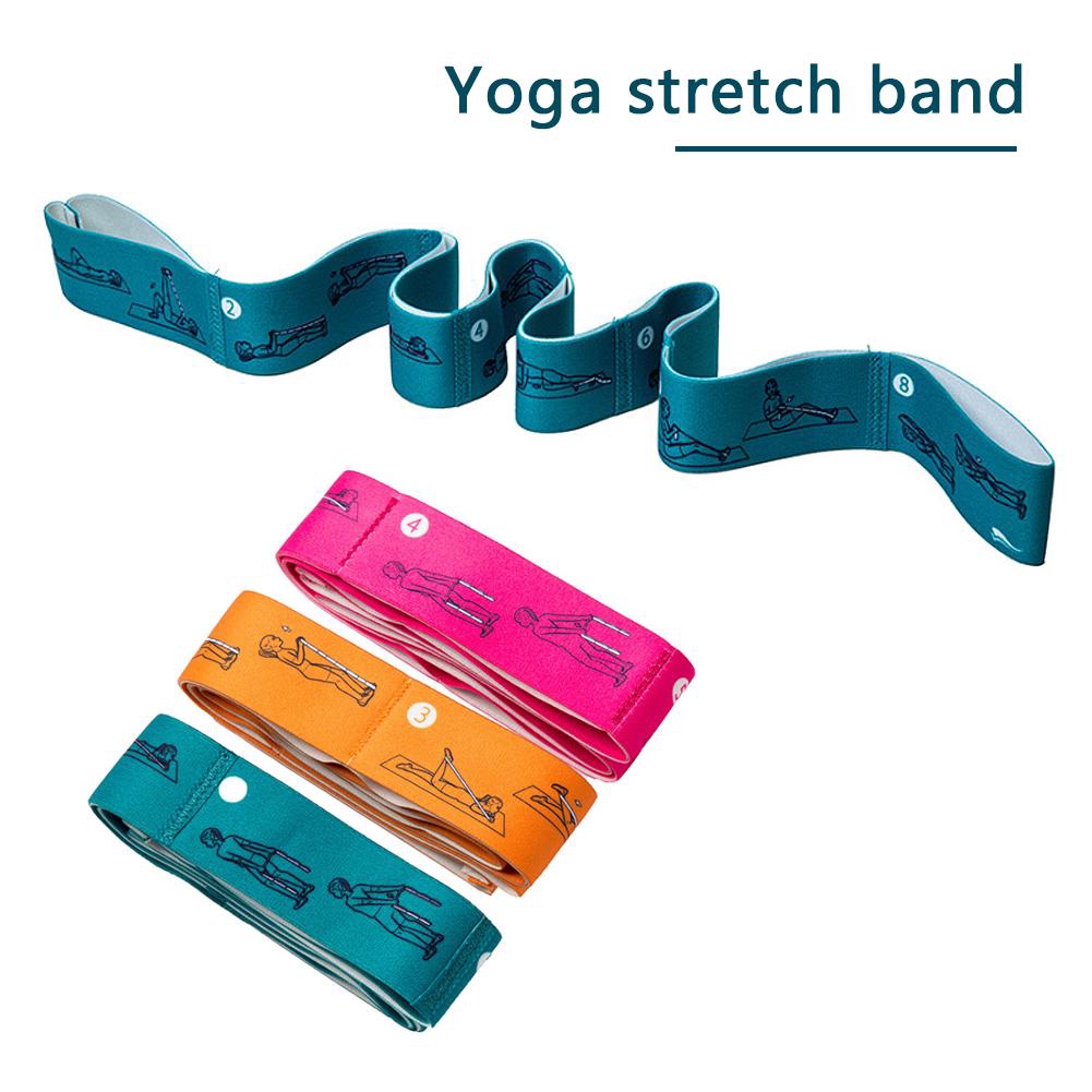 Băng kháng đa vòng Yoga latex Kéo lên dây thun co giãn Pilates Tập thể dục
