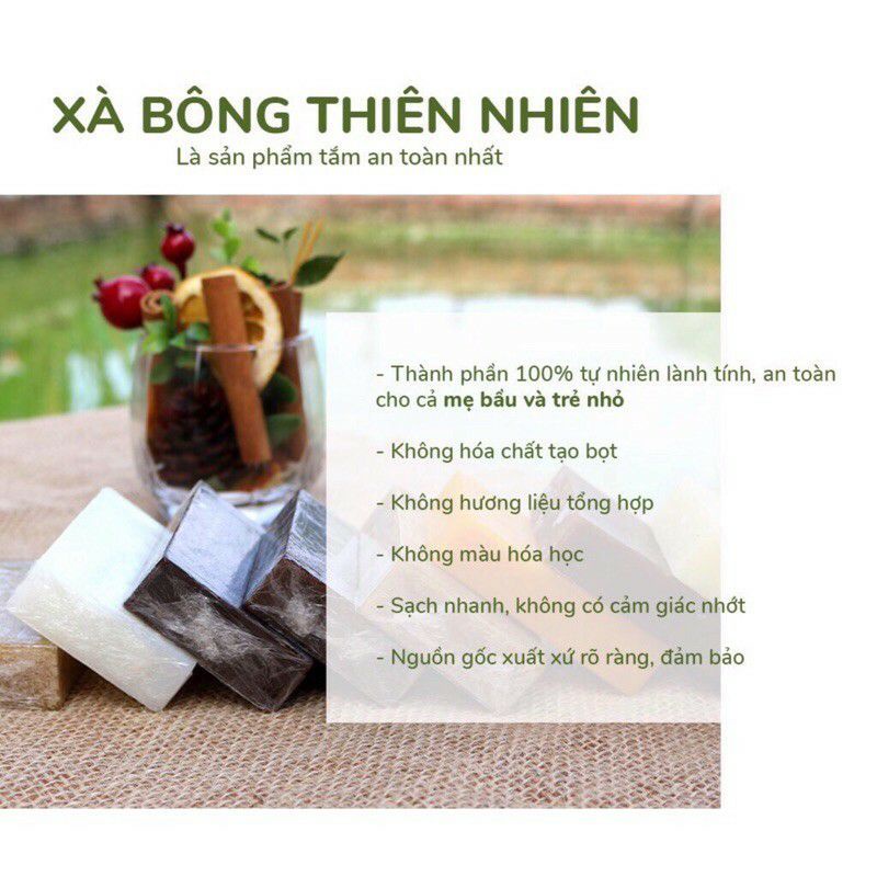 [CHÍNH HÃNG] SOAP Xà Phòng- Xà Bông Thảo Dược Than Tre Sinh Dược- LÀM SẠCH THẾ BÀO CHẾT, SÁNG DA