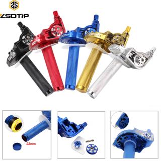 Tay ga xoắn ốc 22mm chất liệu nhôm cnc cho xe mô tô zsdtrp