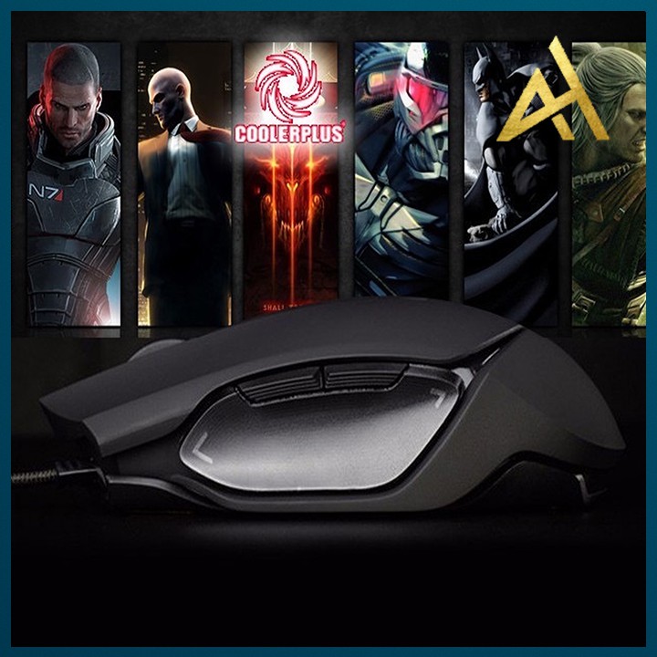 Chuột Máy Vi Tính Laptop Mouse Chơi Game COOLERPLUS CPM X8 - Chuột Gaming Có Dây Chuyên Game