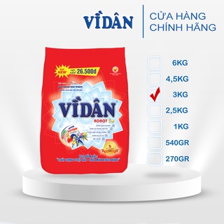 Chính Hãng] Bột Giặt Vì Dân Robot 5 Sao Cao Cấp 1Kg | Shopee Việt Nam