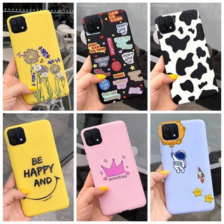 Ốp Điện Thoại TPU Dẻo Họa Tiết Hoạt Hình Bông Hoa Xinh Xắn Cho OPPO A16k 2021 OPPO A 16K A16 K CPH2349