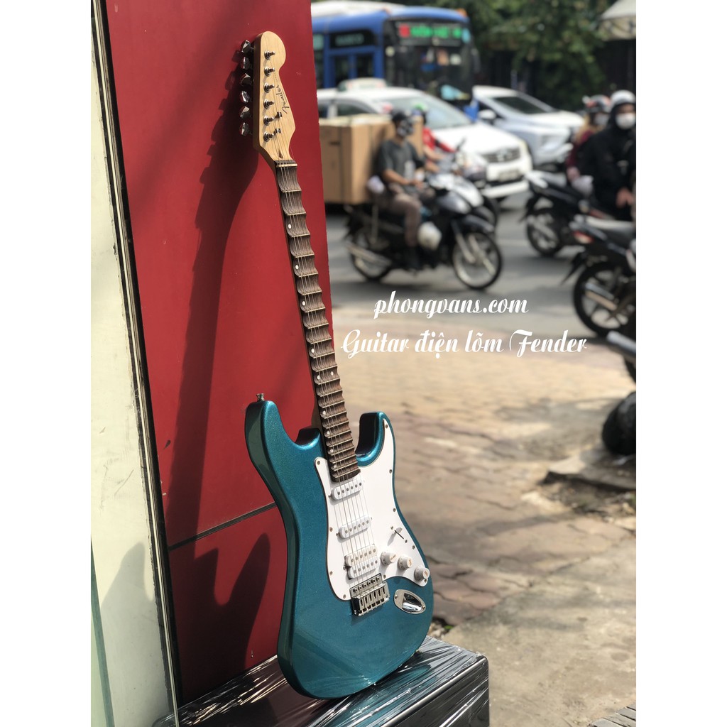 GUITAR💛ĐIỆN💛VỌNG💛CỔ💛𝐅𝐞𝐧𝐝𝐞𝐫 màu xanh