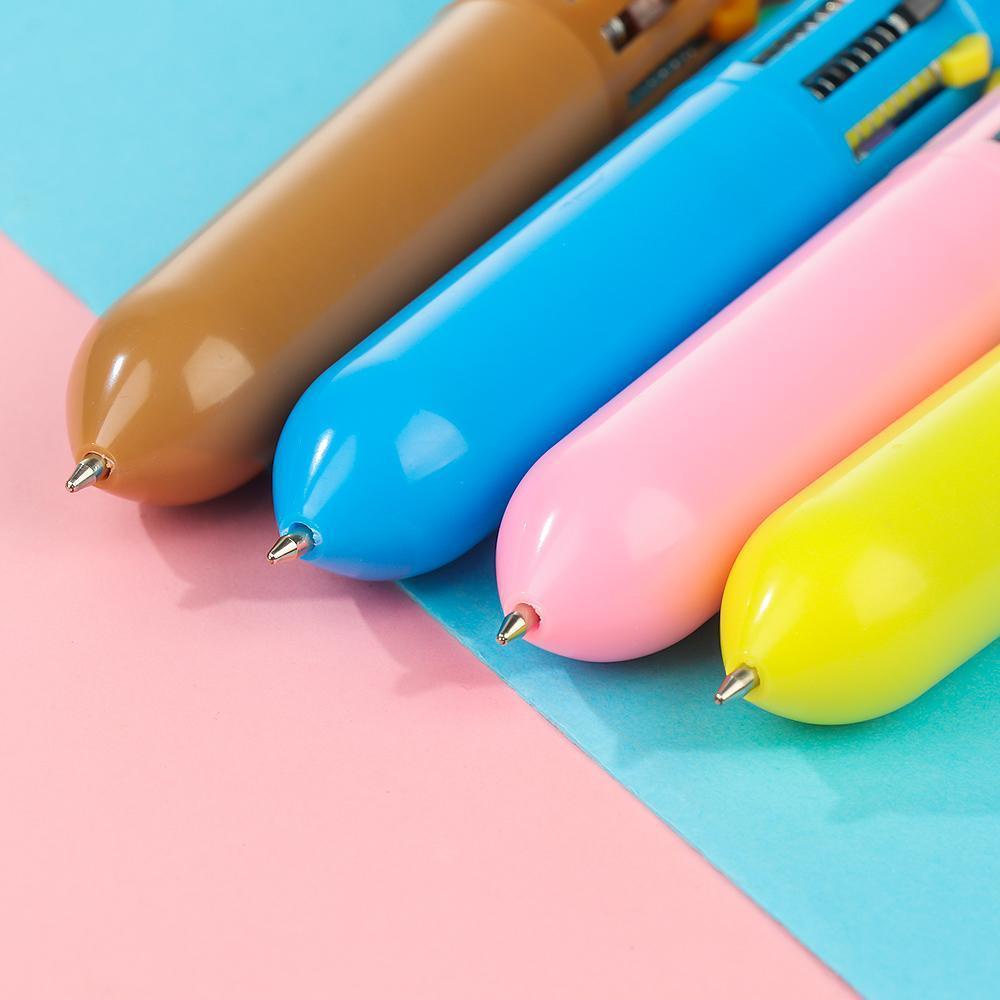 PISTA Bút Bi Có Thể Thu Gọn BT21 BTS Shooky Tata Cooky Chimmy Koya