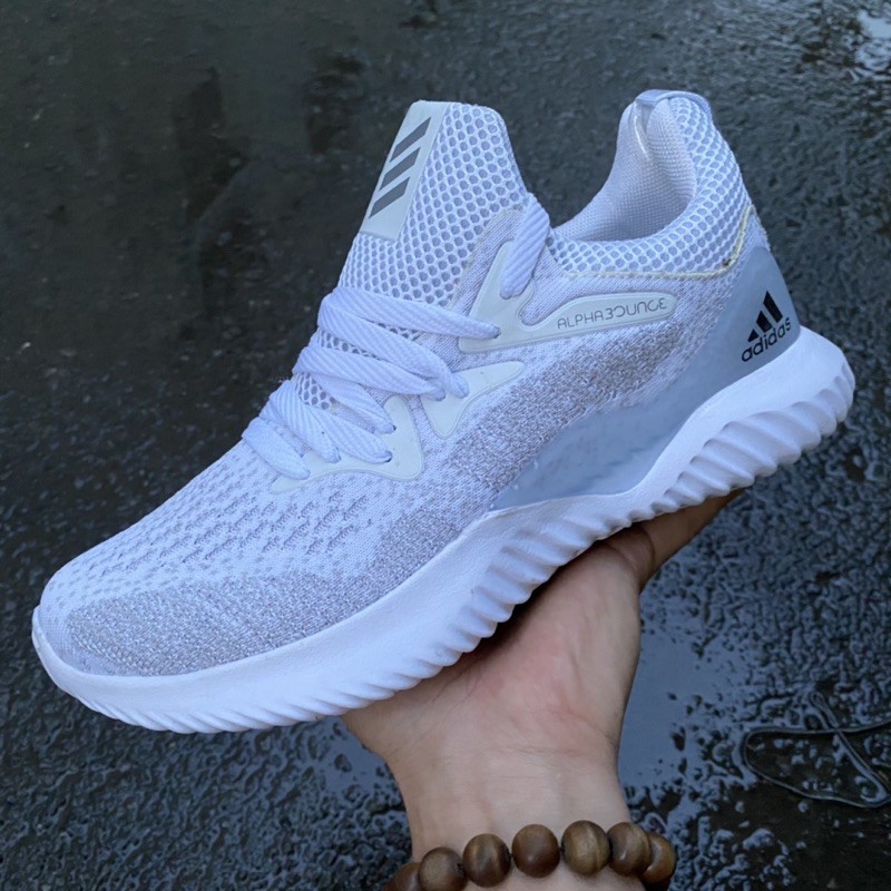 [fullbox, hình thật] Giầy alphabounce trắng nam nữ