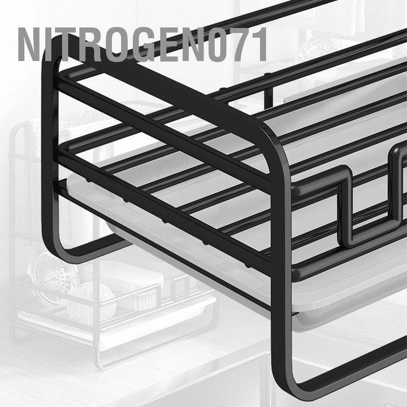 Nitrogen071 Giá Treo Giẻ Rửa Bát, Khăn Lau Treo Tường Nhà Bếp chất liệu thép mạ vàng chống gỉ -  Sức chứa lớn Giá đỡ có thể tháo rời bền bỉ
