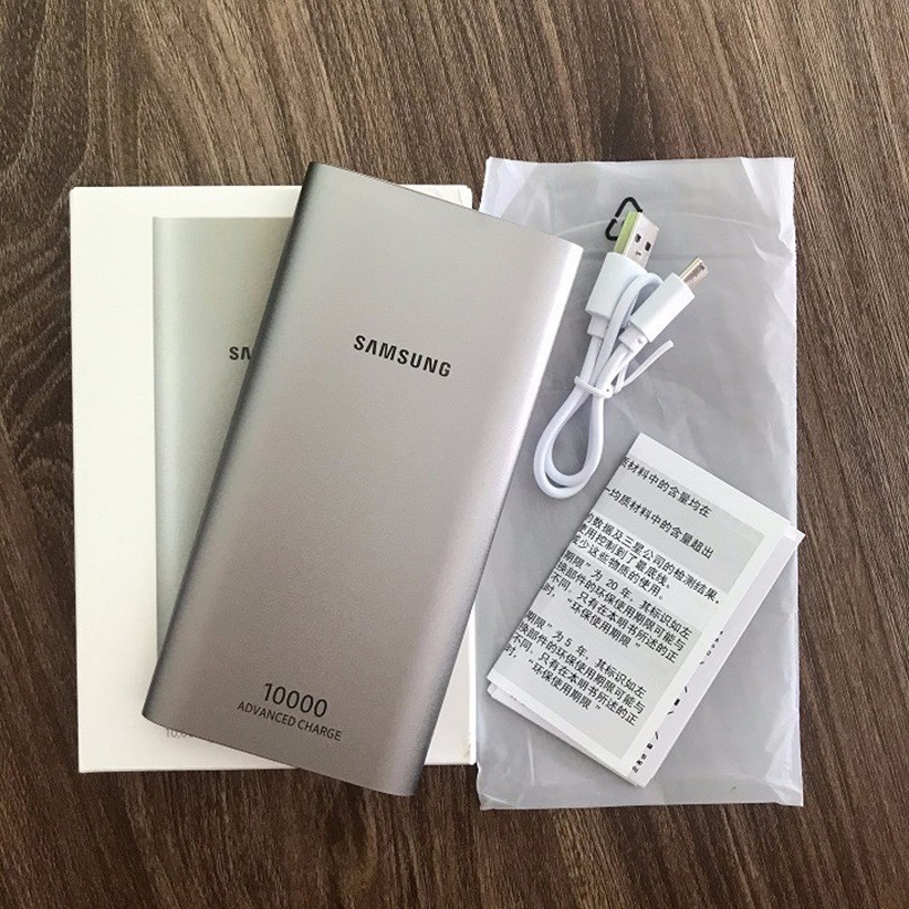 Sạc Dự Phòng Samsung EB-P110 Dung Lượng 10.000mAh 2 Cổng USB + 1 Type-C - Chính Hãng BH 12 Tháng