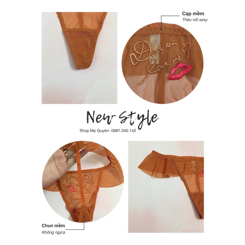 [Lọt khe] Quần lót siêu sexy ren mềm không ngứa