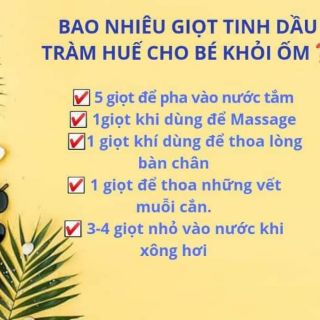 Tinh Dầu Tràm Huế