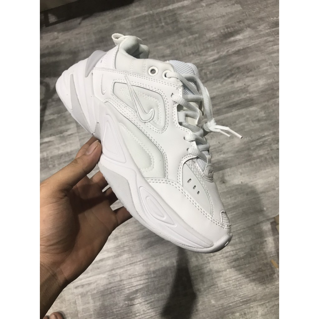 &gt;ẢNH THẬT-HÀNG THẬT&lt; Giày thể thao Sneakers M2K full trắng dành cho nam nữ